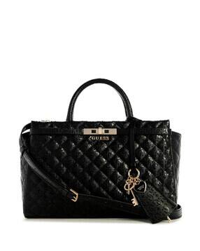 guess Quilted Idra Girlfriend Satchel Bag-picture-22