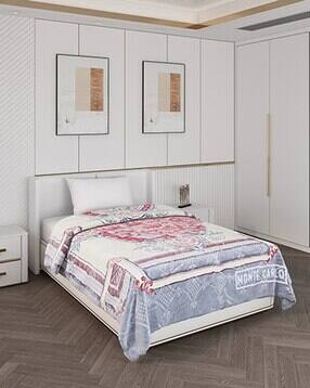 monte carlo Floral Print Single Bed Blanket - 1000 GSM-picture-42