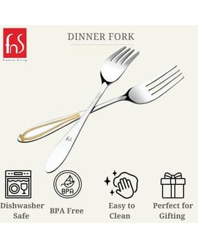 Gold Plated Stainless Steel Forks Set -image-36