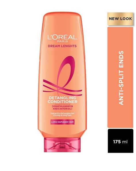 L'Oreal Paris Dream Lengths Detangling Conditioner with Vegetal Keratin and Castor Oil