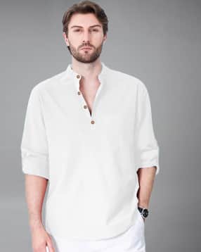 neonomad Men Slim Fit Short Kurta-picture-21
