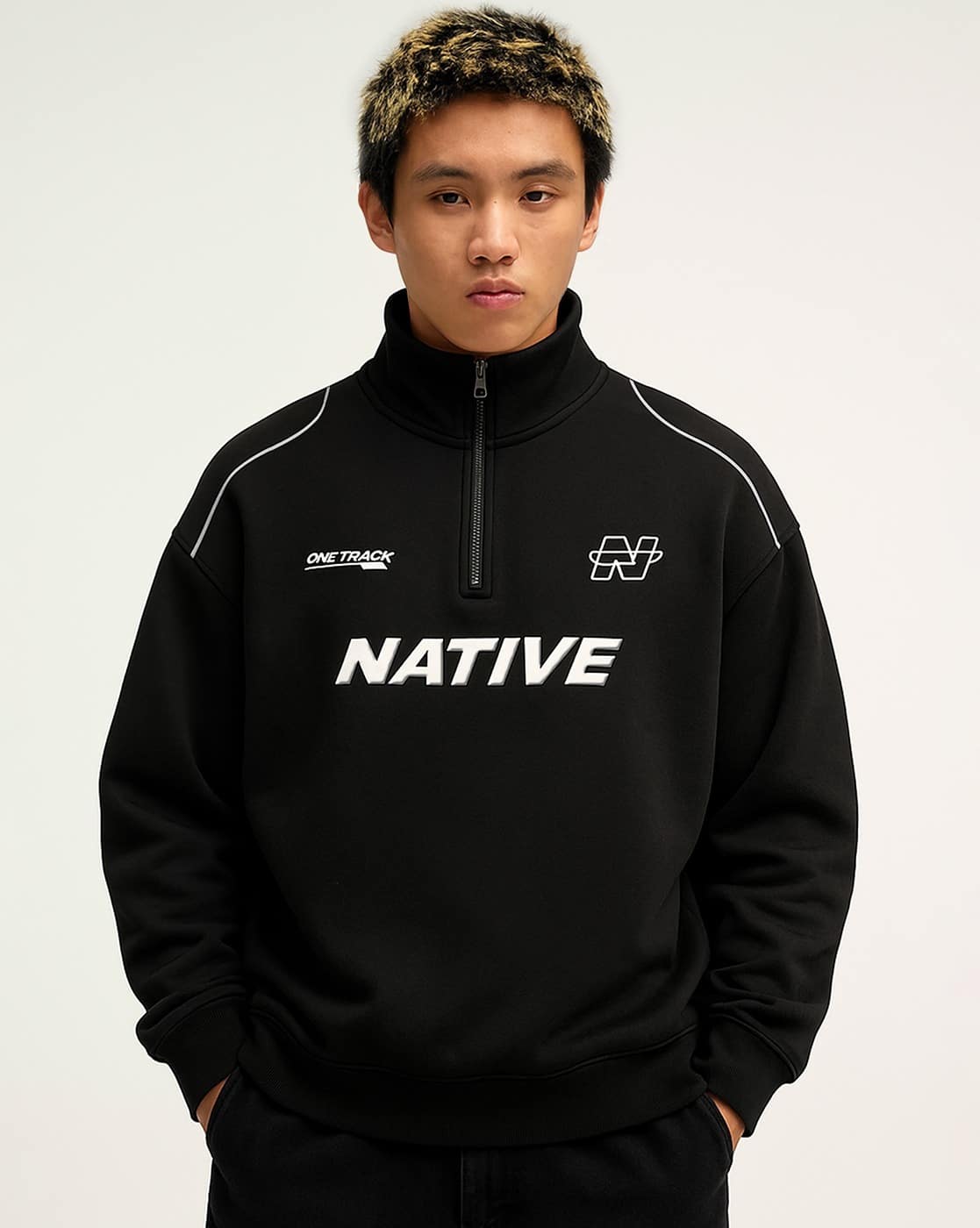 Buy MANIAC Men Typographic Sweatshirt Online | Ajio.com