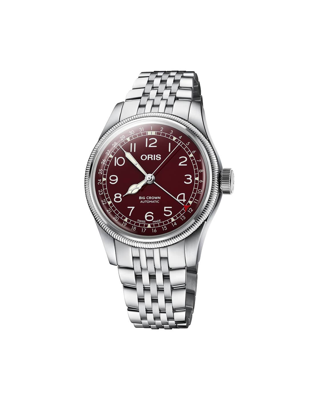 Buy Oris Stainless Steel Analogue Wrist Watch Silver Color Men