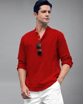 neonomad Men Slim Fit Short Kurta-picture-44