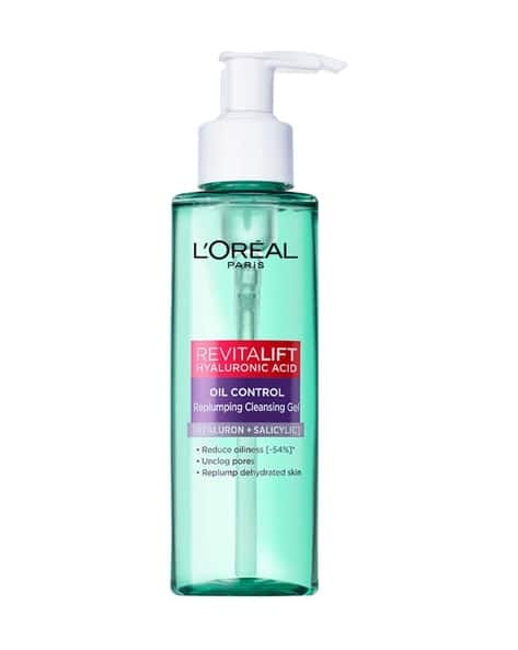 L'Oreal Paris Revitalift Hyaluronic Acid Oil Control Replumping Cleansing Gel