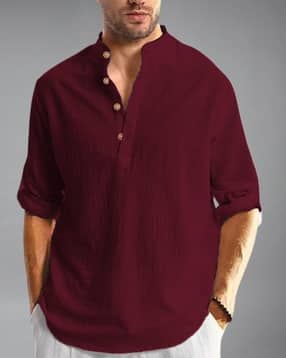 neonomad Men Slim Fit Short Kurta-picture-32