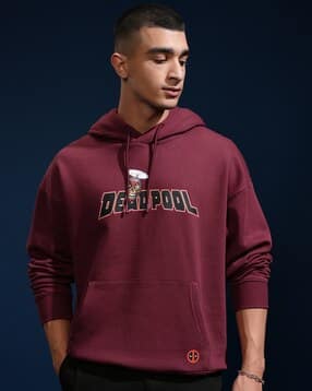highlander Men Deadpool Print Regular Fit Hoodie-picture-46