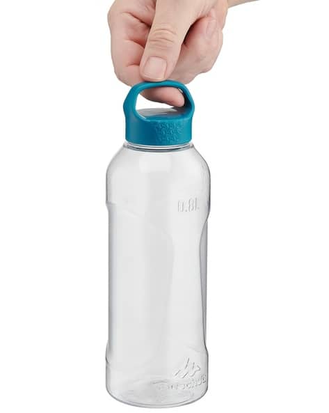 Decathlon Quechua - Unisex MH100 Ecozen® Robustness Water Bottle with a Screw Cap 0.8 L