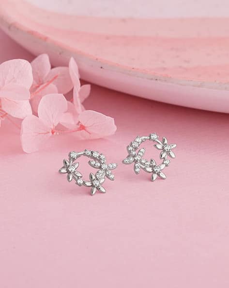 Buy Silver Earrings for Women by Giva Online