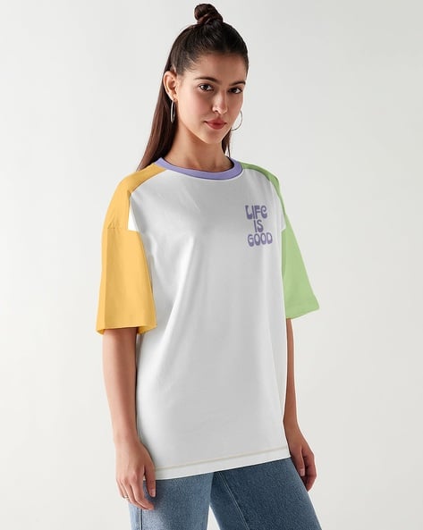 Buy WHITE Tshirts for Women by MAX Online | Ajio.com