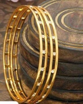the pari Pack of 2 Women Gold-Plated Stone-Studded Bangles-picture-33