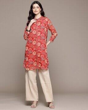 aarke ritu kumar Women Veda Floral Print Straight Kurta-picture-12