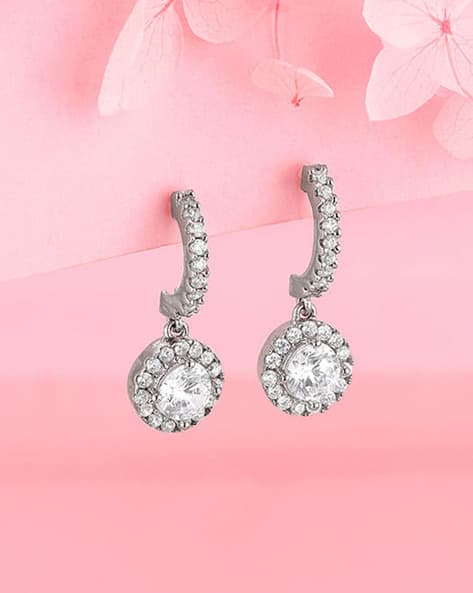 Buy Silver-Toned Earrings for Women by Giva Online