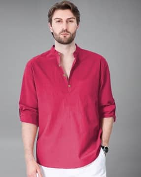 neonomad Men Slim Fit Short Kurta-picture-23