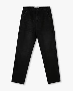 Men Mid-Rise Straight Carpenter Fit Jeans-image-24