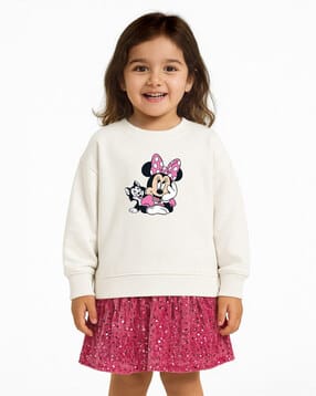 nauti nati Girls Printed Round-Neck Sweatshirt-picture-19