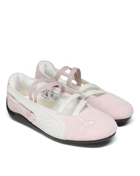 Buy PUMA Women Speedcat Suede Ballet Shoes Whisp Of Pink-White