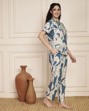 fbella Women Abstract Nightwear Set-picture-50