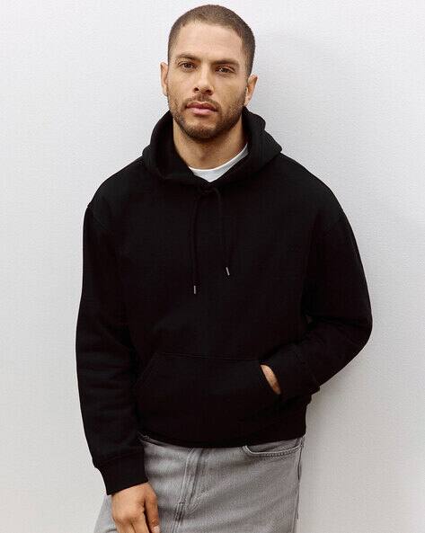 Alpha Tribe Men Hooded Sweatshirt with Full Sleeves
