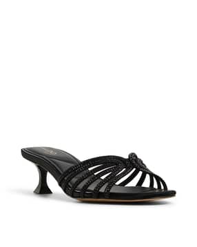 aldo Women Embellished Slip-On Heeled Sandals-picture-11