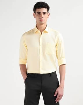 arrow Men Slim Fit Cotton Shirt with Patch Pocket-picture-48
