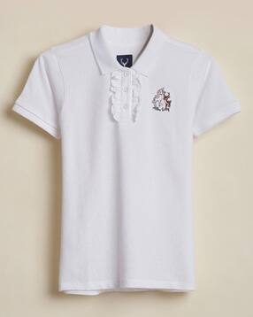 allen solly Girls Regular Fit T-shirt-picture-37