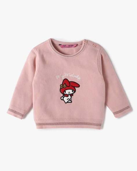 Infants My Melody Embroidered Round-Neck Sweatshirt