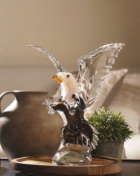 pure home and living Decor and Figurine Glass Eagle-picture-12