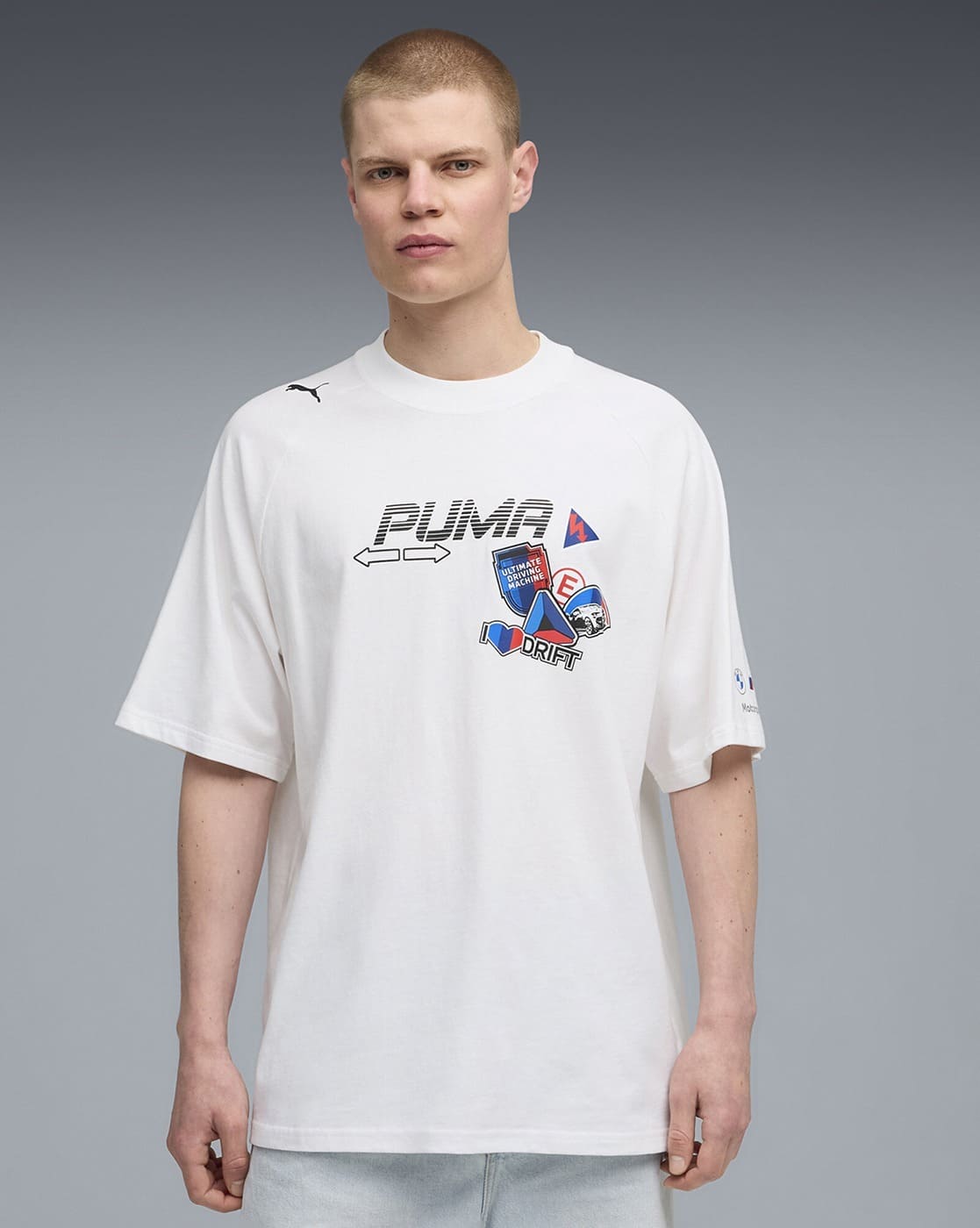 Buy PUMA Men BMW M Motorsport Sticker Tee Online | Ajio.com