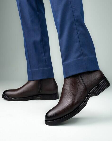 FENTACIA Men Flat Ankle Length Chelsea Boots