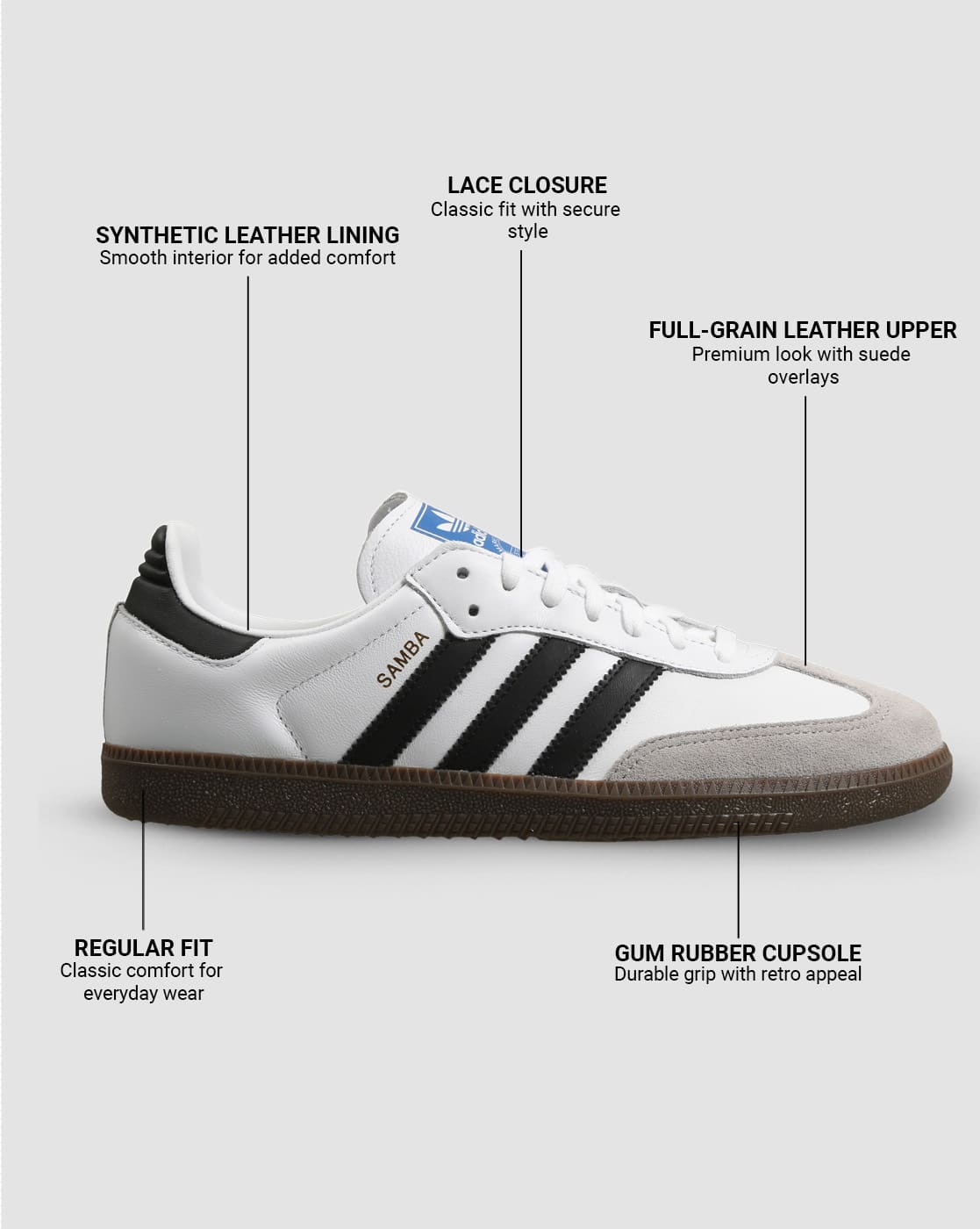 adidas gazelle silver green womens adidas Originals Samba OG - Dark Brown/Off White/Gum -Trainers
