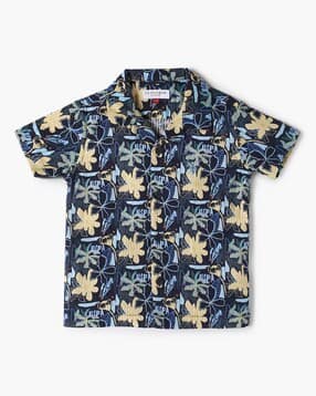 u.s. polo assn. Boys All-Over Print Regular Fit Shirt-picture-44
