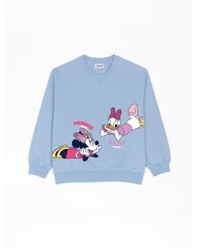 nauti nati Girls Printed V-Neck Sweatshirt-picture-50