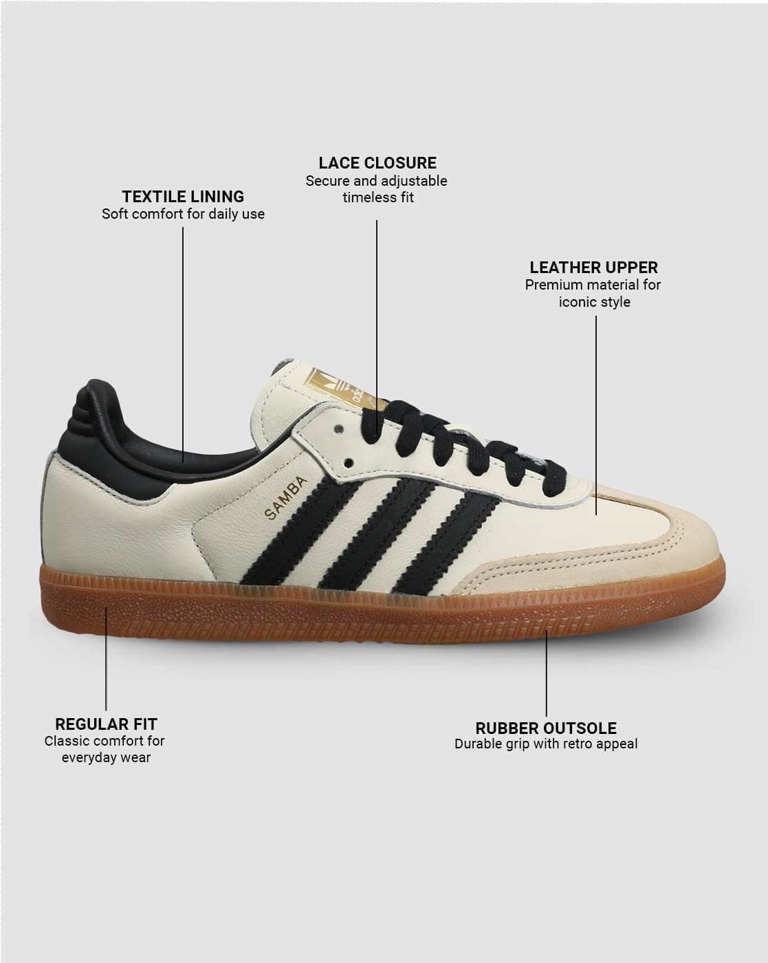 adidasスニーカー　Samba OG Buy White Sneakers for Women by Adidas Originals Online | Ajio.com