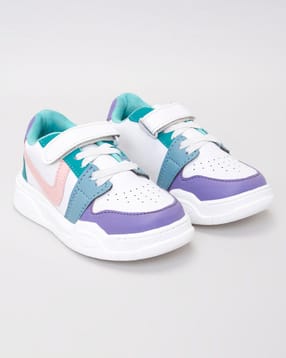 hopscotch Girls Colourblock Sneakers with Velcro Fastening-picture-23