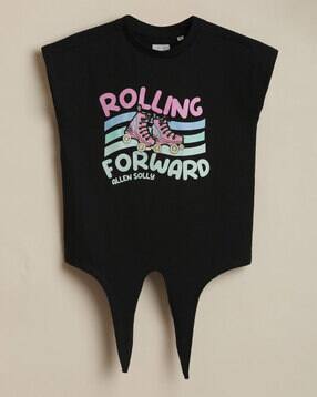 allen solly Girls Regular Fit T-shirt-picture-33