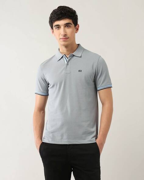Arrow Sports Men Regular Fit Polo T-Shirt with Contrast Tipping