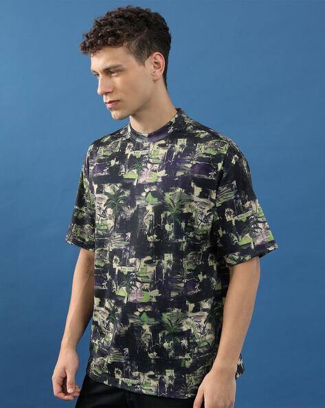Highlander Men Printed Regular Fit Crew-Neck T-Shirt