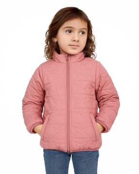 Girls Quilted Jacket-image-10