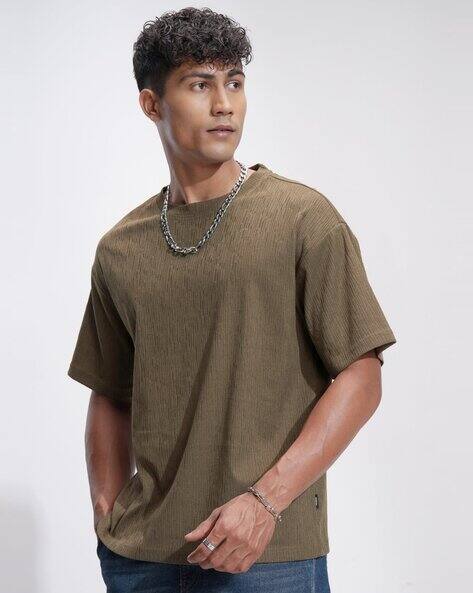 Highlander Men Relaxed Fit Crew-Neck T-Shirt