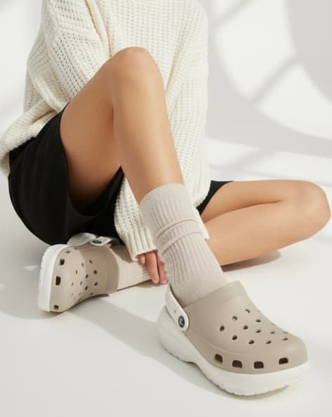 Women Perforated Slingback Clogs
