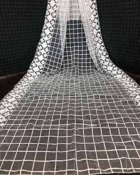 m7t Women Embroidered Dupatta with Scalloped Border-picture-31