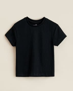 Girls Round-Neck Regular Fit T-Shirt-image-30