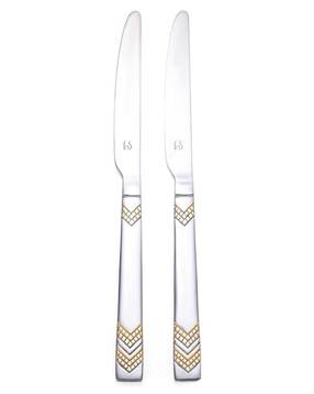 fns Set of 2 Silver-Plated Butter Knives Cutlery Set-picture-43