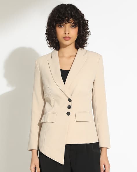 Women Single Breasted Blazer