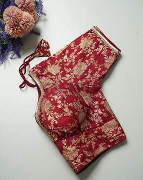 kalapati Women Self-design Back Open Blouse-picture-40