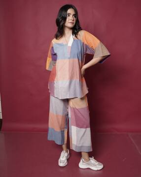 earthwear Women Colourblock 2-Piece Co-Ord Set-picture-39