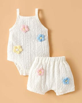 hopscotch Woven Onesie & Shorts Set-picture-33
