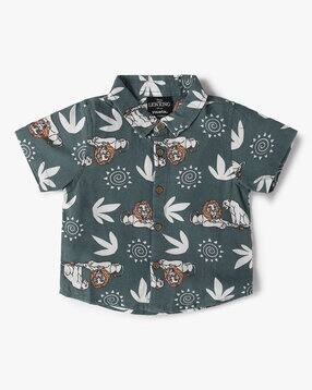 yousta Boys Lion King Print Relaxed Fit Shirt-picture-17