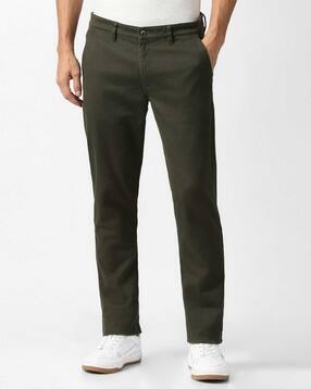van heusen Men Mid Rise Slim Fit Trousers-picture-53